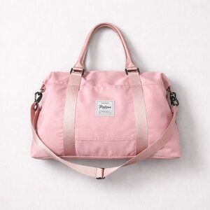 Floless Workshop Pink-Versatile Travel,Gym,and Weekender Bag 21.6" x 10.6" x 7.1